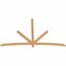 Ekena Millwork Alberta Smooth Timber Gable Bracket, Western Red Cedar, 96"W x 60"H x 1 1/2"D x 3 1/2"F, 15/12 Pitch GBW096X60X0204ALB00SWR - alternate 3